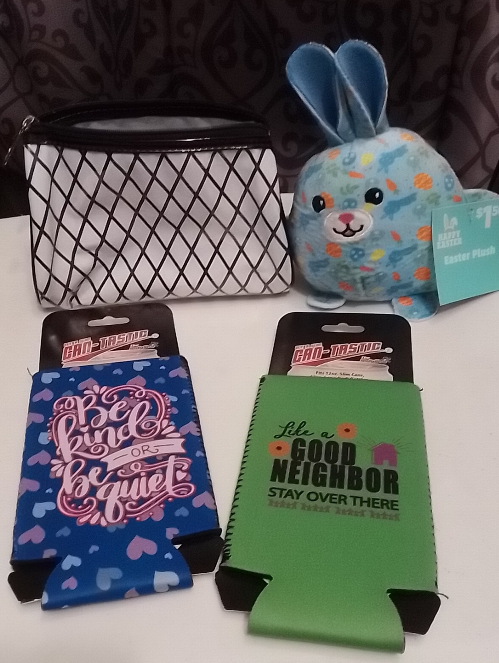 Can Cozies NWT, Plushie NWT, & NWOT Makeup Bag